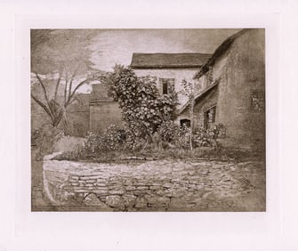 Samuel Palmer Study of a Garden at Tintern 1884 print