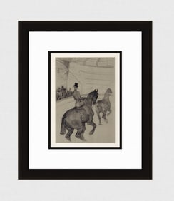 Toulouse Lautrec Color Lithograph Circus Ltd ed