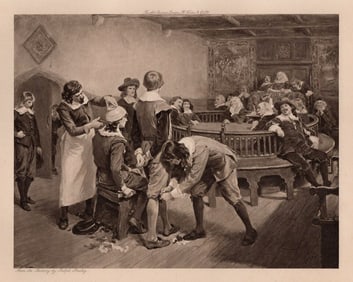 FRAMED Ralph Hedley Antique Print The Apprentices enforced Toilet SIGNED