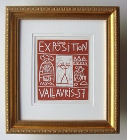 Pablo Picasso Exposition Vallauris 57 1959 Lithograph Signed