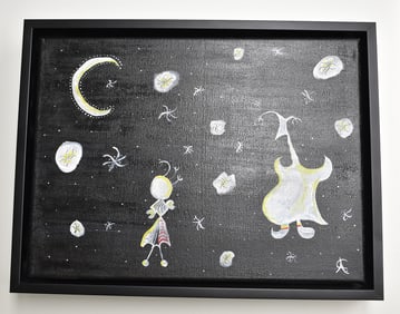 CONSTANTINE Original Abstract Painting "Lost in Space"