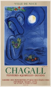 Marc Chagall Peintures-Aquarelles-Dessins 1959 lithograph