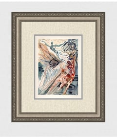 1960 Salvador Dali Lustful Authentic Woodcut