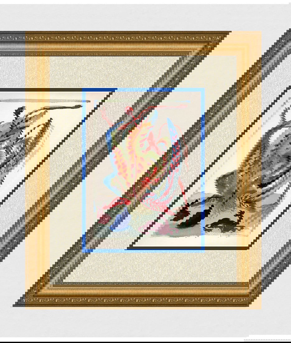 1960 Salvador Dali Gluttony Authentic Woodcut (1 of 3)