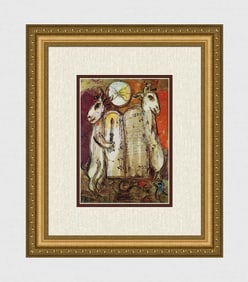 Marc Chagall The Ten Commandments 1962 Lithograph