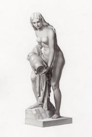Christian Rauch The Danaid Antique 1853 Engraving