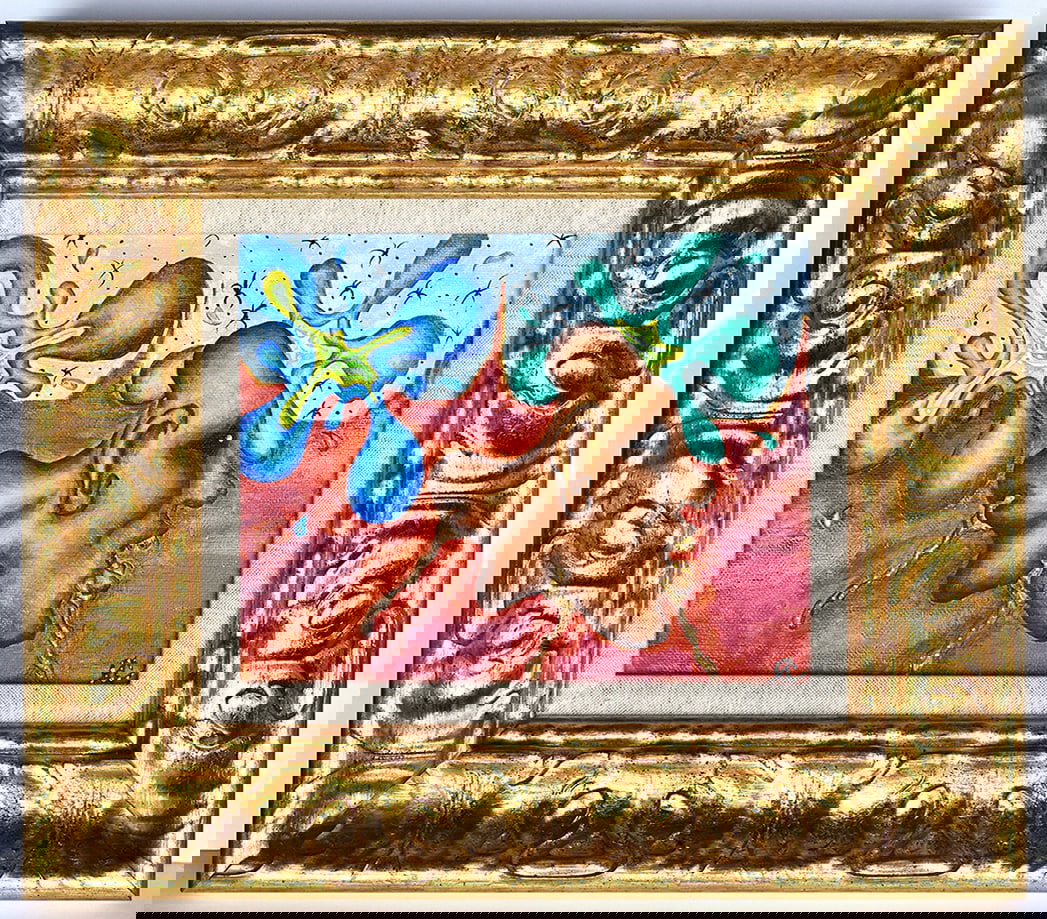 CONSTANTINE Original Abstract Painting "Rogue Display" Signed Framed (1 of 3)