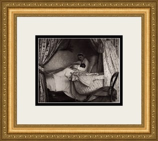 Guillaume Larrue The Cradle c. 1880 Antique Print