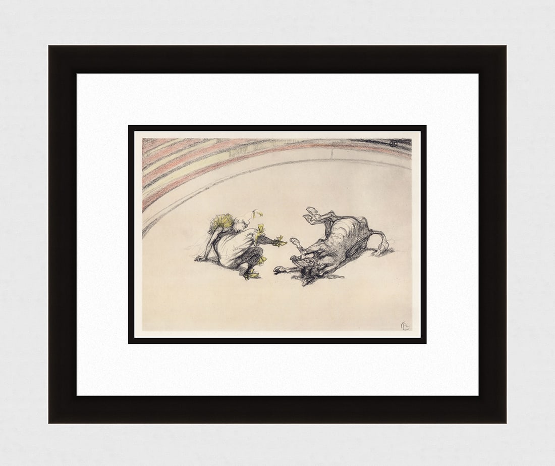Toulouse Lautrec Color Lithograph Circus Ltd ed (1 of 3)
