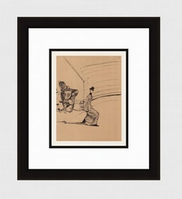 Toulouse Lautrec Color Lithograph Circus Ltd ed