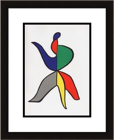 Alexander Calder Original Lithograph Framed 1966