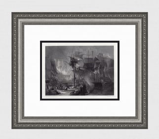 Joseph Mallord William Turner 1878 Engraving The Death of Nelson