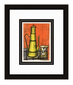 Bernard Buffet Still Life with a Coffee Pot 1967 lithograph