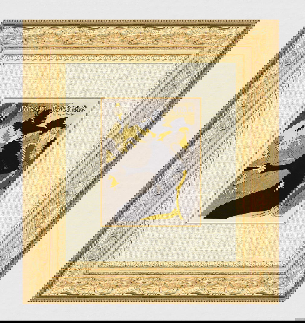 1896 Toulouse Lautrec Divan Japonais Framed (1 of 7)