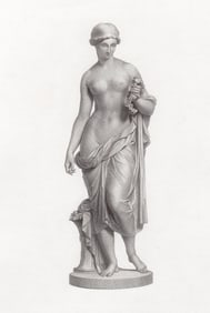 Richard James Wyatt Flora 1853 engraving