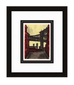 Bernard Buffet New York II 1967 lithograph