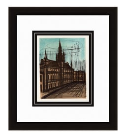 Bernard Buffet Brussels Town Hall 1967 lithograph