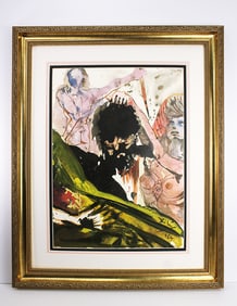 Salvador Dali 1967 Original Biblia Sacra Judith Beheads Holofernes