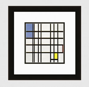Piet Mondrian Rhythm of Straight Lines  1958