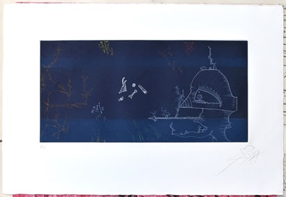 Joan Ponc 1978 Etching Museum Modern Art Signed Numbered