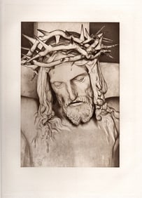 Francois Rude (French, 1784-1855) Head of Christ on the Cross 1884 print