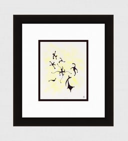 Alexander Constantine Ink Mixed Media Dancers II signed