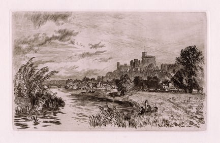 Alfred Dawson Windsor 1885 etching