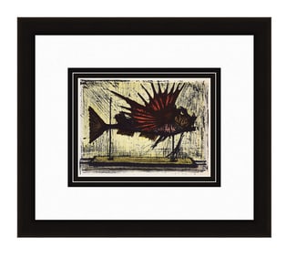 Bernard Buffet Hogfish 1967 lithograph