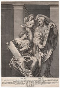 Raphael Daniel and David Engraving 1660