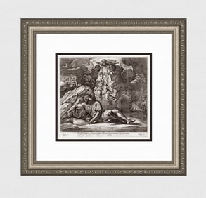 Raphael 1649 Engraving Vatican Jacob's Dream