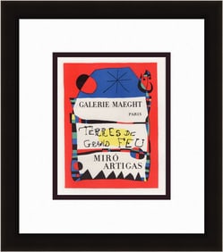 Joan Miro Terres de Grand Feu 1959 lithograph