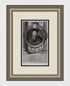 Adriaen van der Werff 1697 Engraving Reginald Pole Framed