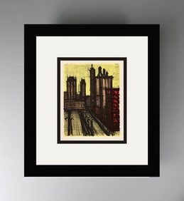 Bernard Buffet New York V 1967 lithograph