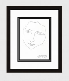 Henri Matisse A la memoire de Angela Lamotte I 1945 lithograph