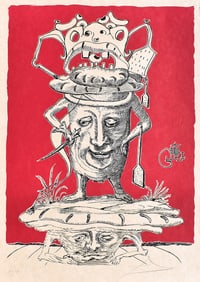 Salvador Dali Pantagruel Lithograph Signed Limited Framed