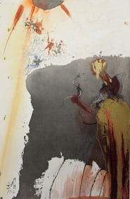 Dali 1967 Moses Original Biblia Sacra Framed Lithograph