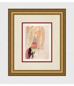 1960 Salvador Dali Triumph Authentic Woodcut