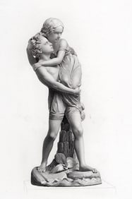 William Calder 1800s Marshall Engraving "Paul and Virginia" FRAMED