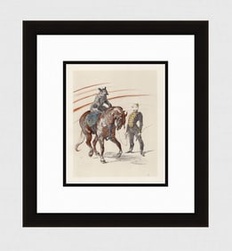 Toulouse Lautrec Color Lithograph Circus Ltd ed