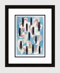 Mathis Original Gouache The Black Accent Framed Swiss