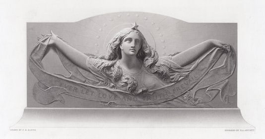 Joseph Edwards The Spirit of Love and Truth 1867 engraving