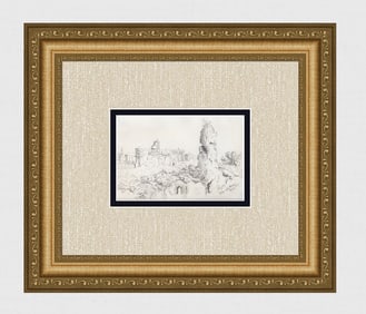 1800's Hepburn Drawing Palace of the Caesars