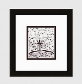 Patrick Mcdowell Crucifixtion #14 drawing signed