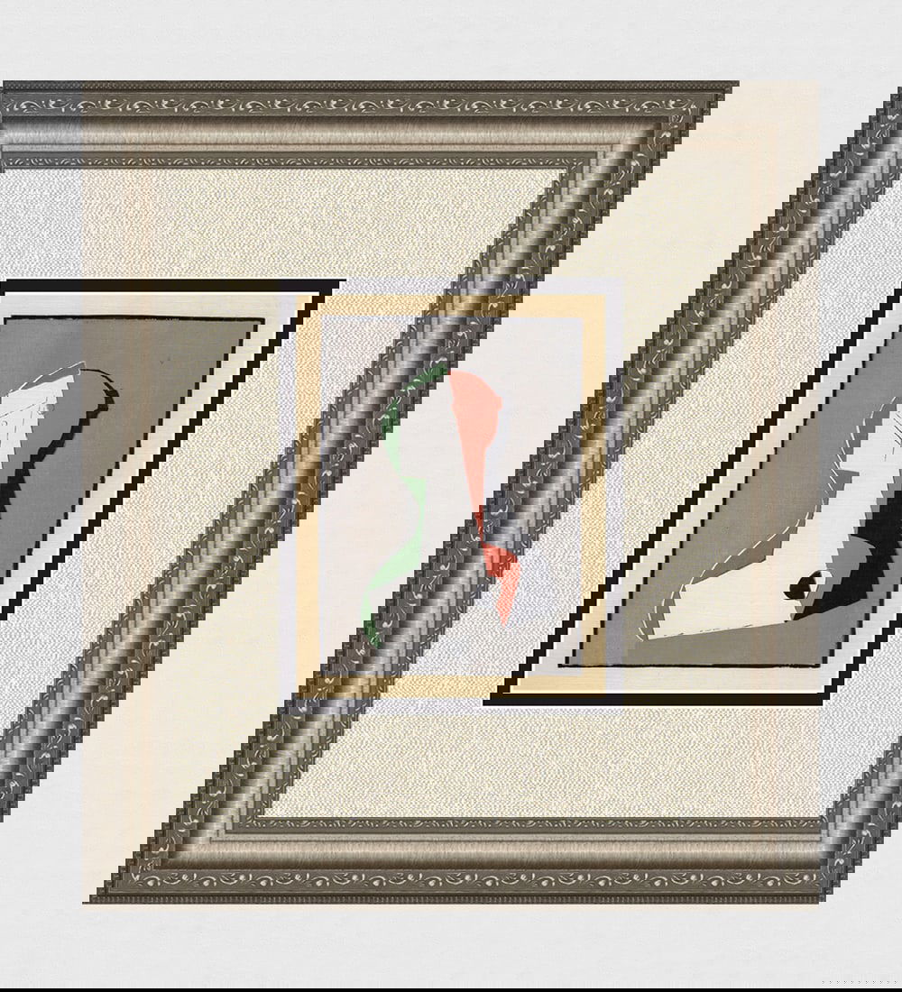 1929 Henri Laurens Limited Pochoir "Composition Cubiste" Framed: Henri Laurens (French, 1885-1954). Composition Cubiste (Cubist Composition). Pochoir on wove paper, after the original painting. Limited to an edition of 1000. Year: 1929. Publisher: Charles Moreau. P