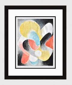 Mathis Original Gouache Molecule Framed Swiss