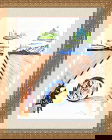 Salvador Dali Imagination Objects Etching Signed Limited Framed