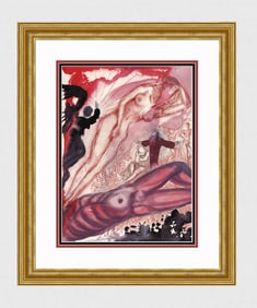 Dali Original Biblia Sacra Creation of Eve Lithograph Framed