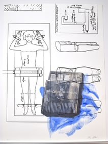 Tony Oursler Lithograph Magic Trick 2001 Signed Numbered