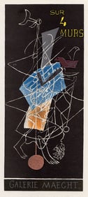 Georges Braque Sur Quatre Murs 1959 lithograph
