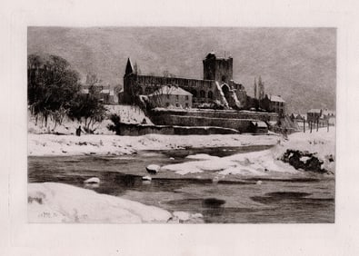 George Reid Jedburgh 1880 etching